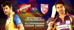 Bengal Tigers vs Chennai Rhinos (BT Vs CR)
